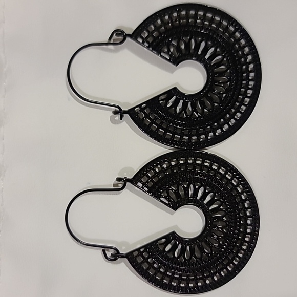 Bohemian style fashion drop earrings - Picture 2 of 2